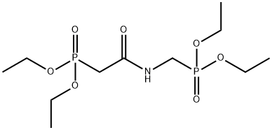 Diethyl (N-diethylphosphonomethylcarbonyl)aminomethyl phosphonate Struktur