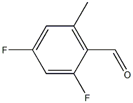 2,4-Difluoro-6-Methyl benzaldehyde Struktur