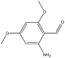 2-aMino-4,6-diMethoxybenzaldehyde Struktur