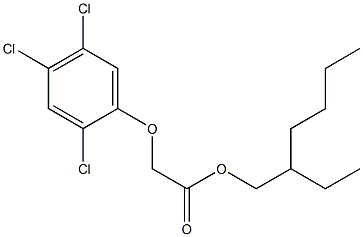 2.4.5-T 2-ethylhexyl ester Solution Struktur