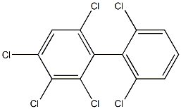 2,2',3,4,6,6'-Hexachlorobiphenyl Solution Struktur