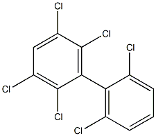 2,2',3,5,6,6'-Hexachlorobiphenyl Solution Struktur