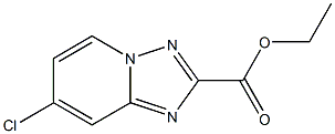 ethyl 7-chloro-[1,2,4]triazolo[1,5-a]pyridine-2-carboxylate Struktur