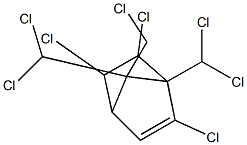 2,5-endo,6-exo,8,9,9,10,10-Octachlorobornene 5 μg/mL in iso-Octane CERTAN Struktur