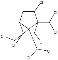 2-endo,3-exo,6-exo,8,8,9,10,10-Octachlorobornane 5 μg/mL in iso-Octane CERTAN Struktur