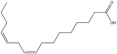 9(Z),12(Z)-Hexadecadienoic acid Struktur