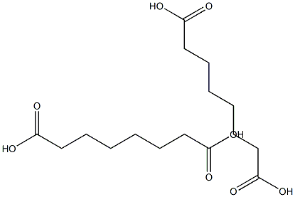 Octanedioic acid (Suberic acid) Struktur