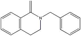 2-benzyl-1-Methylene-1,2,3,4-tetrahydroisoquinoline Struktur