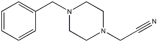 2-(4-benzylpiperazin-1-yl)acetonitrile Struktur