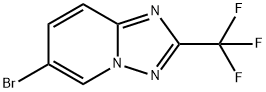 6-broMo-2-(trifluoroMethyl)-[1,2,4]triazolo[1,5-a]pyridine Struktur