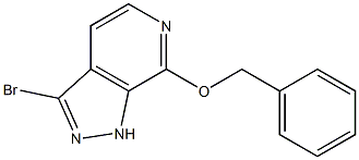 7-(benzyloxy)-3-broMo-1H-pyrazolo[3,4-c]pyridine Struktur