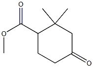 Methyl 2,2-diMethyl-4-oxocyclohexanecarboxylate Struktur