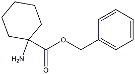 BENZYL 1-AMINOCYCLOHEXANE-1-CARBOXYLATE Struktur