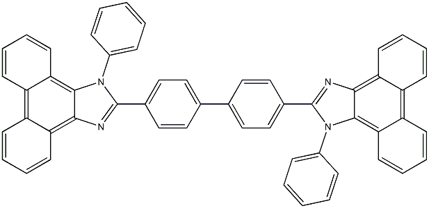 4,4'-bis(1-phenyl-1H-phenanthro[9,10-d]iMidazol-2-yl)biphenyl Struktur