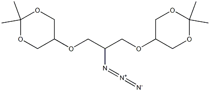 2-Azido-1,3-bis[(2,2-diMethyl-1,3-dioxan-5-yl)oxy]propane Struktur