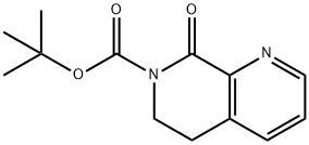 tert-butyl 8-oxo-5,6-dihydro-1,7-naphthyridine-7(8H)-carboxylate Struktur