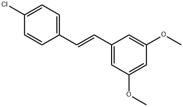 1-[2-(4-Chloro-phenyl)-vinyl]-3,5-diMethoxy-benzene Struktur