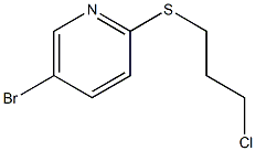 5-broMo-2-(3-chloropropylthio)pyridine Struktur