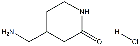 4-AMinoMethyl-2-piperidone hydrochloride Struktur