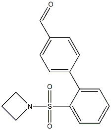 2'-(azetidin-1-ylsulfonyl)-[1,1'-biphenyl]-4-carbaldehyde Struktur