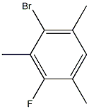 1,3,5-TriMethyl-2-fluoro-4-broMobenzene Struktur