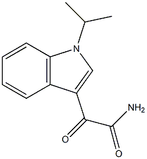 2-(1-isopropyl-1H-indol-3-yl)-2-oxoacetaMide Struktur