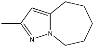 2-Methyl-5,6,7,8-tetrahydro-4H-pyrazolo[1,5-a]azepine Struktur