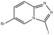 6-broMo-3-iodo-[1,2,4]triazolo[4,3-a]pyridine Struktur