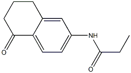 N-(5-oxo-5,6,7,8-tetrahydronaphthalen-2-yl)propionaMide Struktur