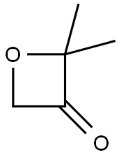 2,2-diMethyloxetan-3-one Struktur