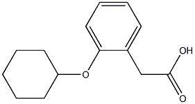 2-(2-(cyclohexyloxy)phenyl)acetic acid Struktur