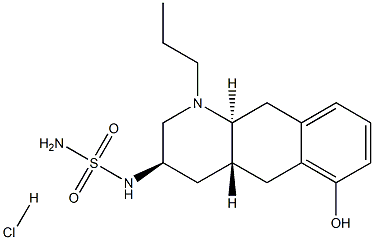 N'-[(3R,4aR,10aS)-1,2,3,4,4a,5,10,10a-Octahydro-6-hydroxy-1-propylbenzo[g]quinolin-3-yl]sulfaMide Hydrochloride Struktur