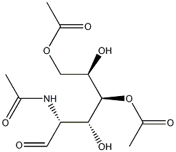 (N,4-O,6-O)-Triacetyl-D-GlucosaMine Struktur