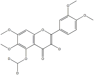 Sinensetin-d3 Struktur