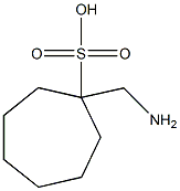 1-aMinoMethylcycloheptane-1-sulfonic acid Struktur