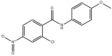 2-Chloro-N-(4-Methoxyphenyl)-4-nitrobenzaMide, 97% Struktur