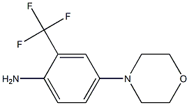 4-(4-Morpholinyl)-2-(trifluoroMethyl)aniline, 95% Struktur