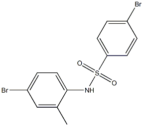 4-BroMo-N-(4-broMo-2-Methylphenyl)benzenesulfonaMide, 97% Struktur