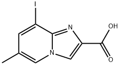 8-Iodo-6-Methyl-iMidazo[1,2-a]pyridine-2-carboxylic acid Struktur