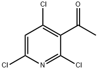 1-(2,4,6-trichloropyridin-3-yl)ethanone Struktur