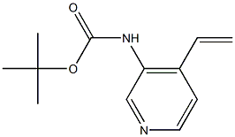 tert-butyl (4-vinylpyridin-3-yl)carbaMate Struktur