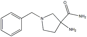 3-AMino-1-benzylpyrrolidine-3-carboxaMide Struktur