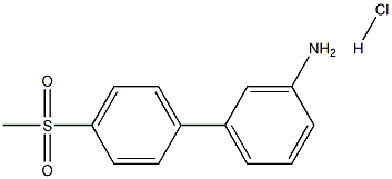 4'-Methanesulfonyl-biphenyl-3-ylaMine hydrochloride Struktur