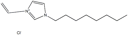 1-octyl-3-vinyliMidazoliuM chloride Struktur