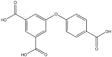 5-(4'-carboxylphenoxy)isophthalic acid Struktur