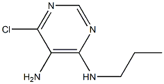 6-Chloro-N4-propyl-pyriMidine-4,5-diaMine Struktur