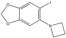 1-(6-iodobenzo[d][1,3]dioxol-5-yl)azetidine Struktur