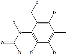 2',4'-ForMoxylidide-D6 Struktur