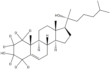 20a-Hydroxy Cholesterol-d7 Struktur