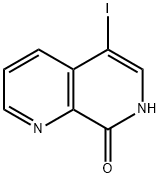 5-IODO-1,7-NAPHTHYRIDIN-8(7H)-ONE Struktur